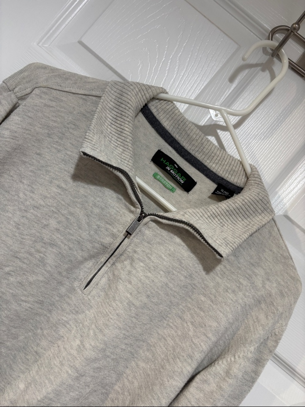 HAGGER IN MOTION Quarter-Zip Sweater